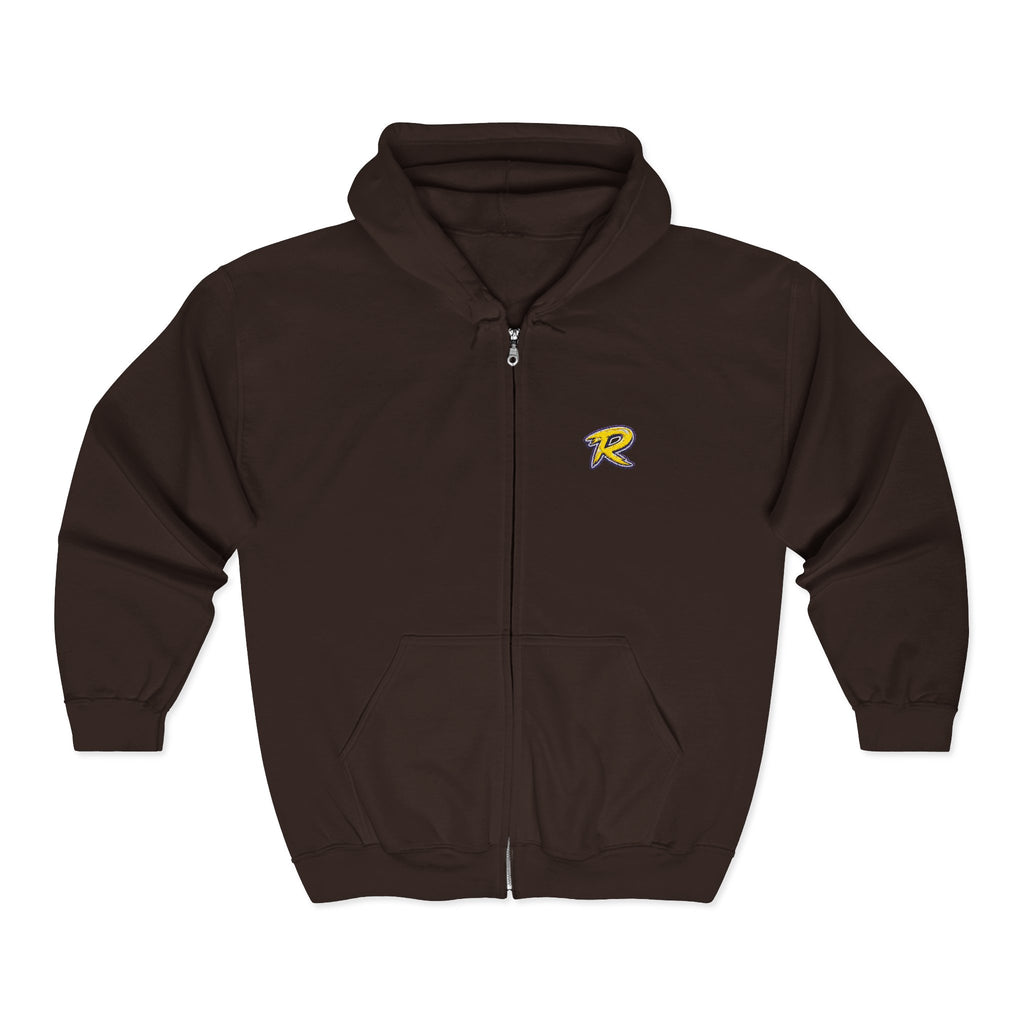 Team Reddish 'R' Full Zip Hoodie - Yellow & Blue