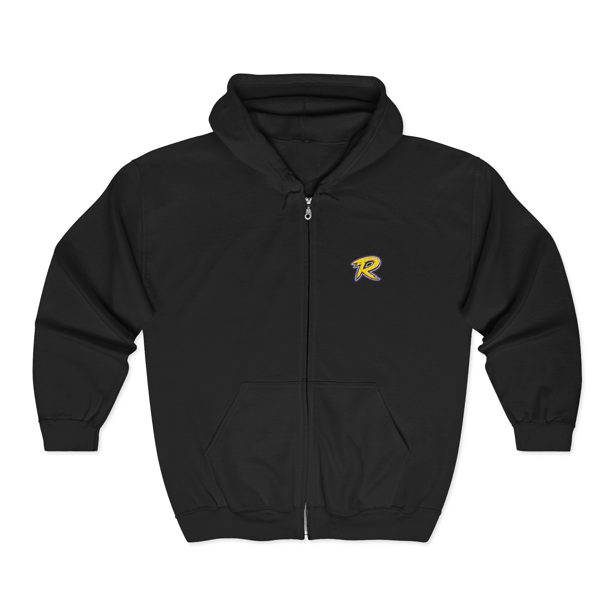 Team Reddish 'R' Full Zip Hoodie - Yellow & Blue