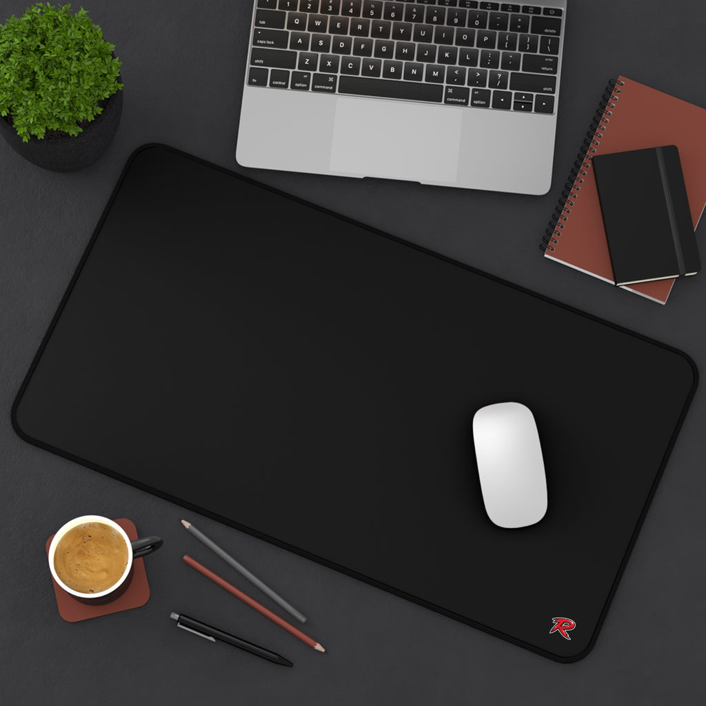 Team Reddish 'R' Black Desk Mat  —  Gaming & Office Desk Pad