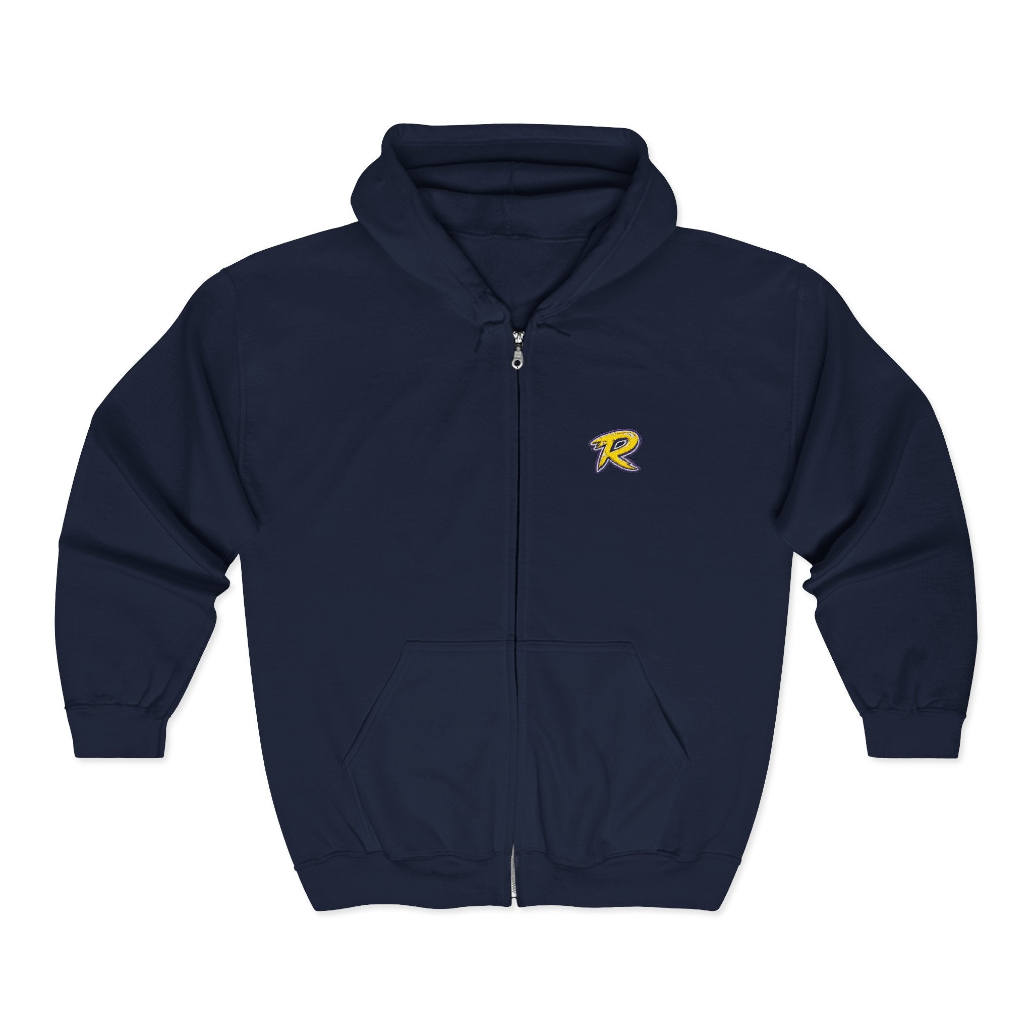 Team Reddish 'R' Full Zip Hoodie - Yellow & Blue