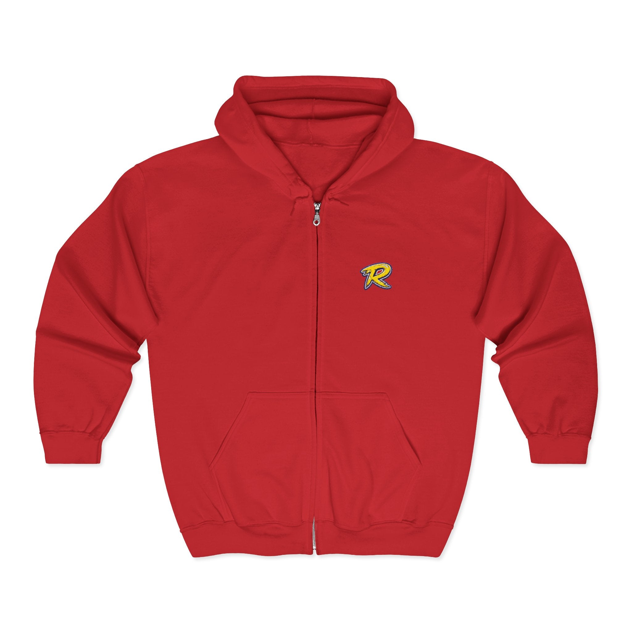 Team Reddish 'R' Full Zip Hoodie - Yellow & Blue