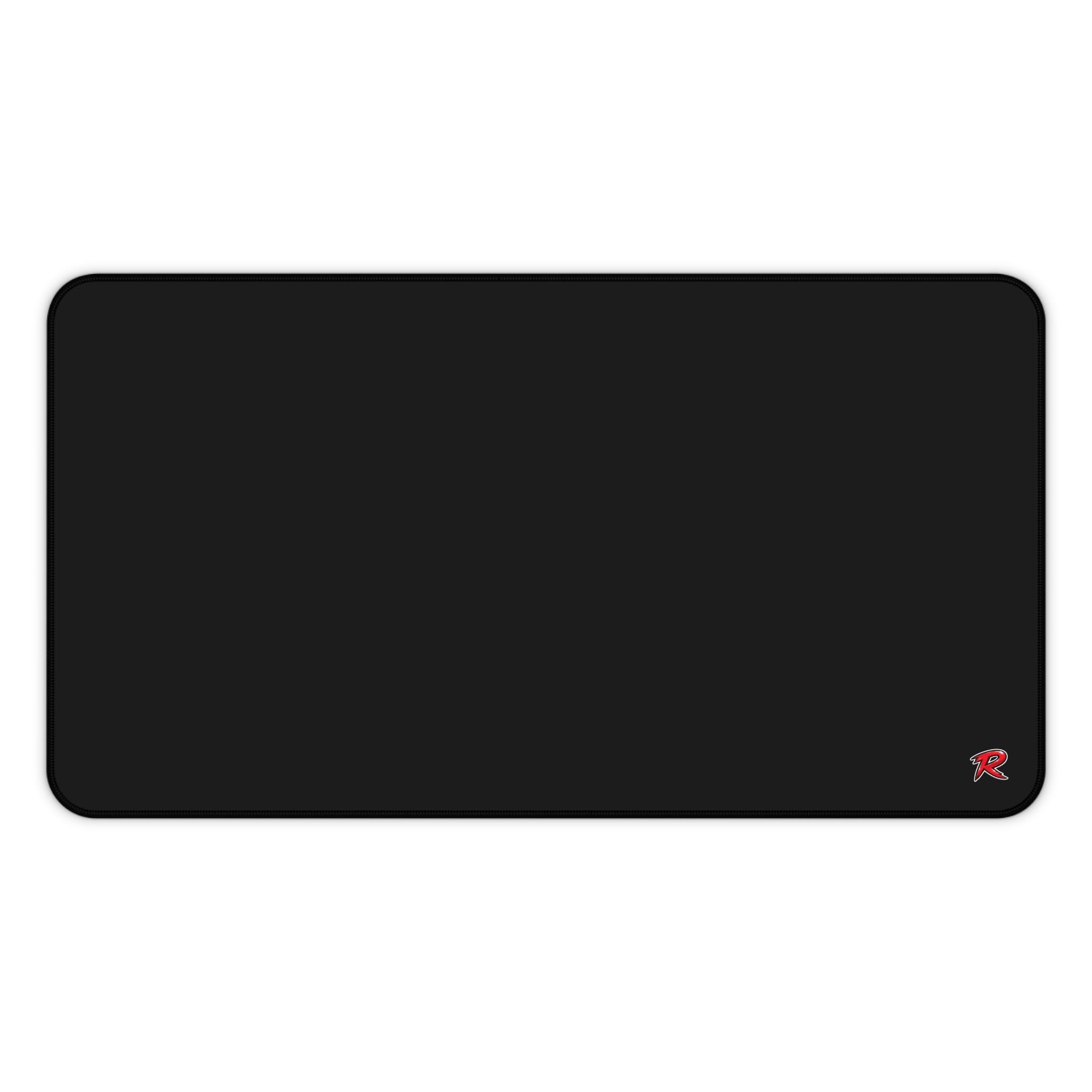 Team Reddish 'R' Black Desk Mat  —  Gaming & Office Desk Pad